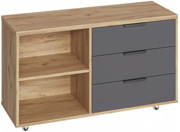 Тумба К-50 дуб крафт золотой / графит