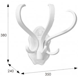 Вешалка настенная В 3Н