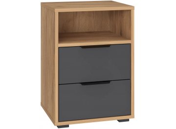 Комплект для кабинета Оптима ОП-115 дуб крафт золотой / графит комплектация 7