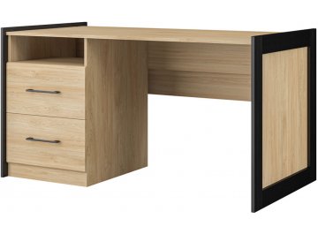 Комплект для кабинета Стенли дуб прованс / черный комплектация 1