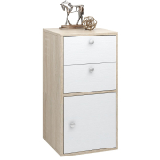 дуб сонома / белый