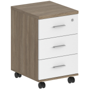 дуб темный / белый