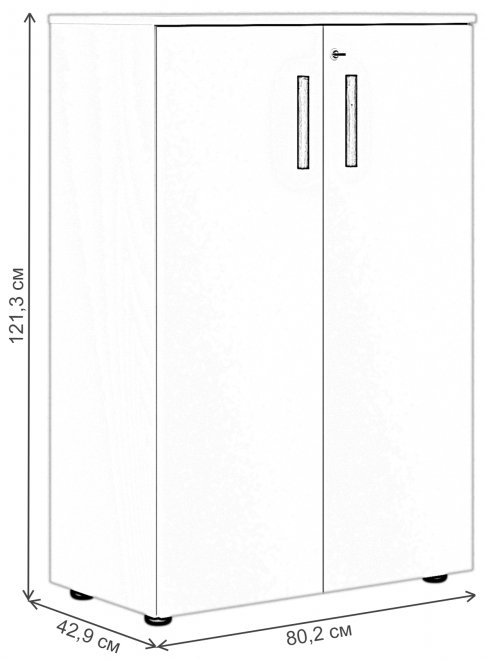 Тумба Forta FMC 80.1Z черный графит