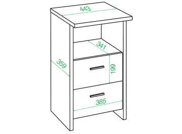 Тумба Флора Ш