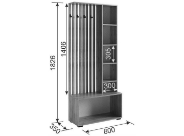 Готовая прихожая Бери К3