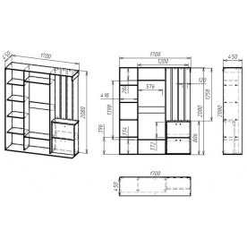 Готовая прихожая Мебелайн-20