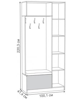 Готовая прихожая Ливерпуль 13.21