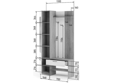 Готовая прихожая Вейт 4