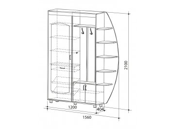 Прихожая-купе Алла 1