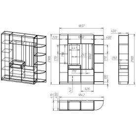 Прихожая Мебелеф 11