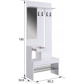 Модульная прихожая Баско К10 комплектация 10