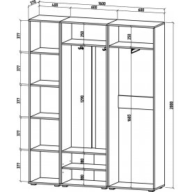 Модульная прихожая Марокко-3