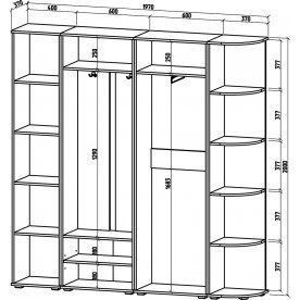 Модульная прихожая Марокко-4