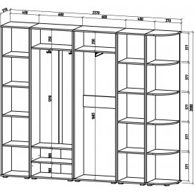 Модульная прихожая Марокко-6