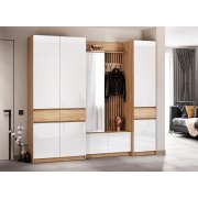 дуб крафт золотой / глянец белый