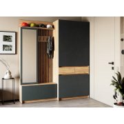 дуб крафт золотой / серый графит