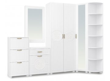Модульная прихожая Монблан комплектация 1