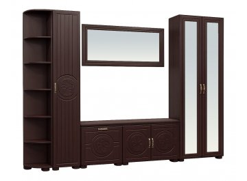 Модульная прихожая Монблан комплектация 1