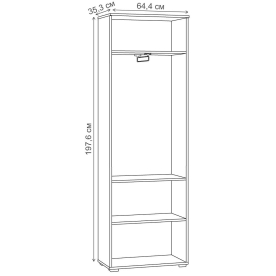 Модульная прихожая Октава Комплектация 1