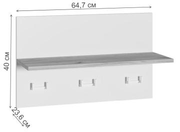 Модульная прихожая Октава Комплектация 1