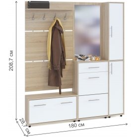 Модульная прихожая ВШ-3.1 + ТП-3 + ТП-4 + ПЗ-4 (комплектация 7)