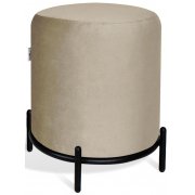 ванильный крем / черный муар