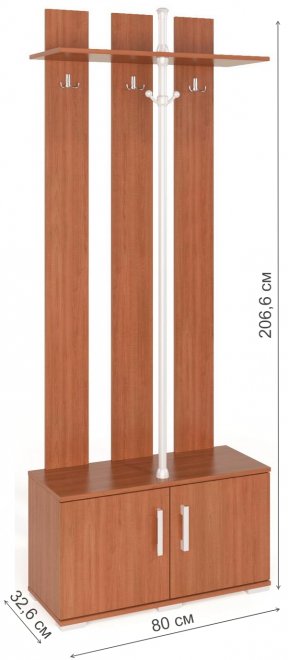 Готовая прихожая Вента-1 вишня