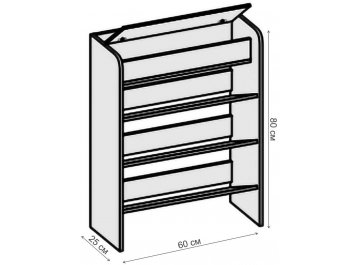 Обувница 600 открытая