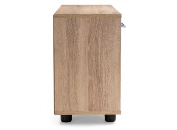 Тумба для обуви ТП-3 дуб сонома / белый