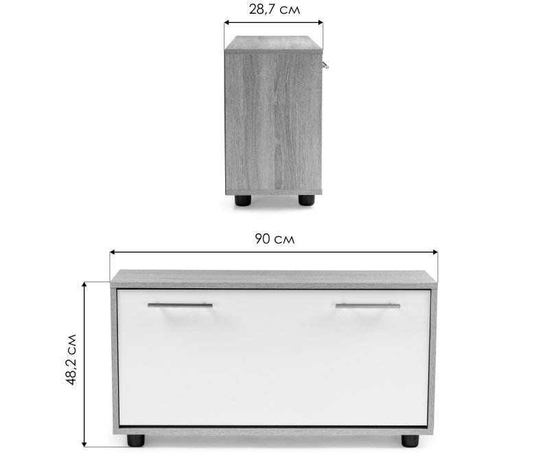 Обувница ТП-3 дуб делано