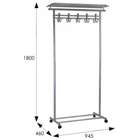 Напольная вешалка М 9