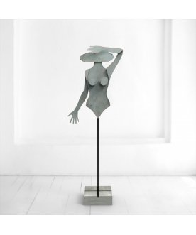 Напольная вешалка Крошка Танк серый