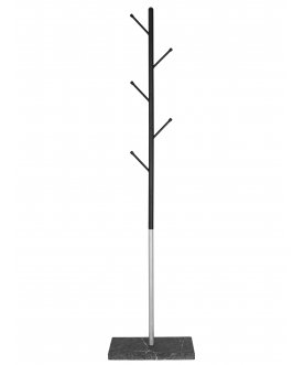 Вешалка для одежды Пико 8 черный / металлик / торос графит софт