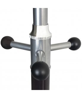 Напольная вешалка Вешалка Вешалка CR-848 металл / мрамор коричневая