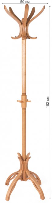 Вешалка В 12Н  светло-коричневая