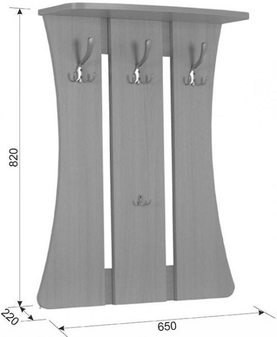 Вешалка Уют-1 венге