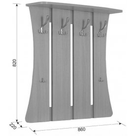 Настенная вешалка Уют-2