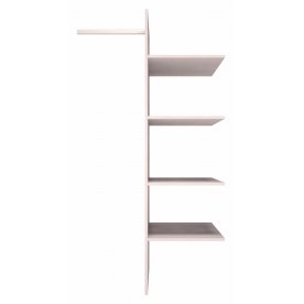 Секция приставная с полками к двухдверному шкафу Мальта