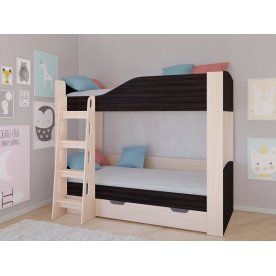 Двухъярусная кровать Астра 2 с ящиком