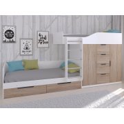 белый / дуб сонома