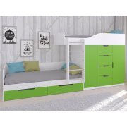 белый / салатовый