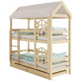 Двухъярусная кровать-домик Юпитер