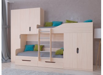 Двухъярусная кровать Лео