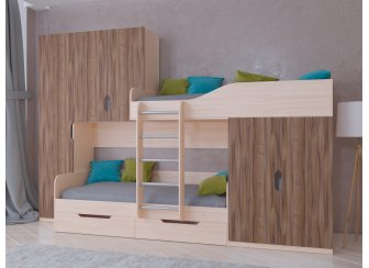Двухъярусная кровать Лео