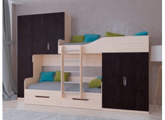 Двухъярусная кровать Лео