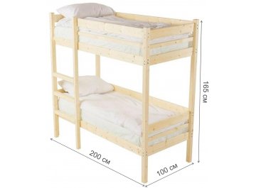 Двухъярусная кровать Микки