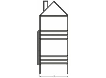 Двухъярусная кровать Р429.1