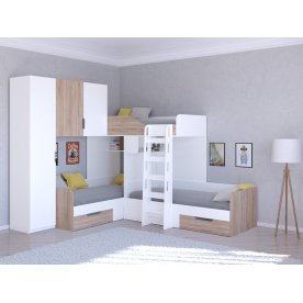 Двухъярусная кровать Трио/1