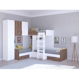 Двухъярусная кровать Трио/1