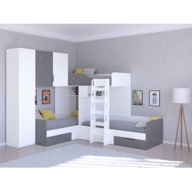 Двухъярусная кровать Трио/1